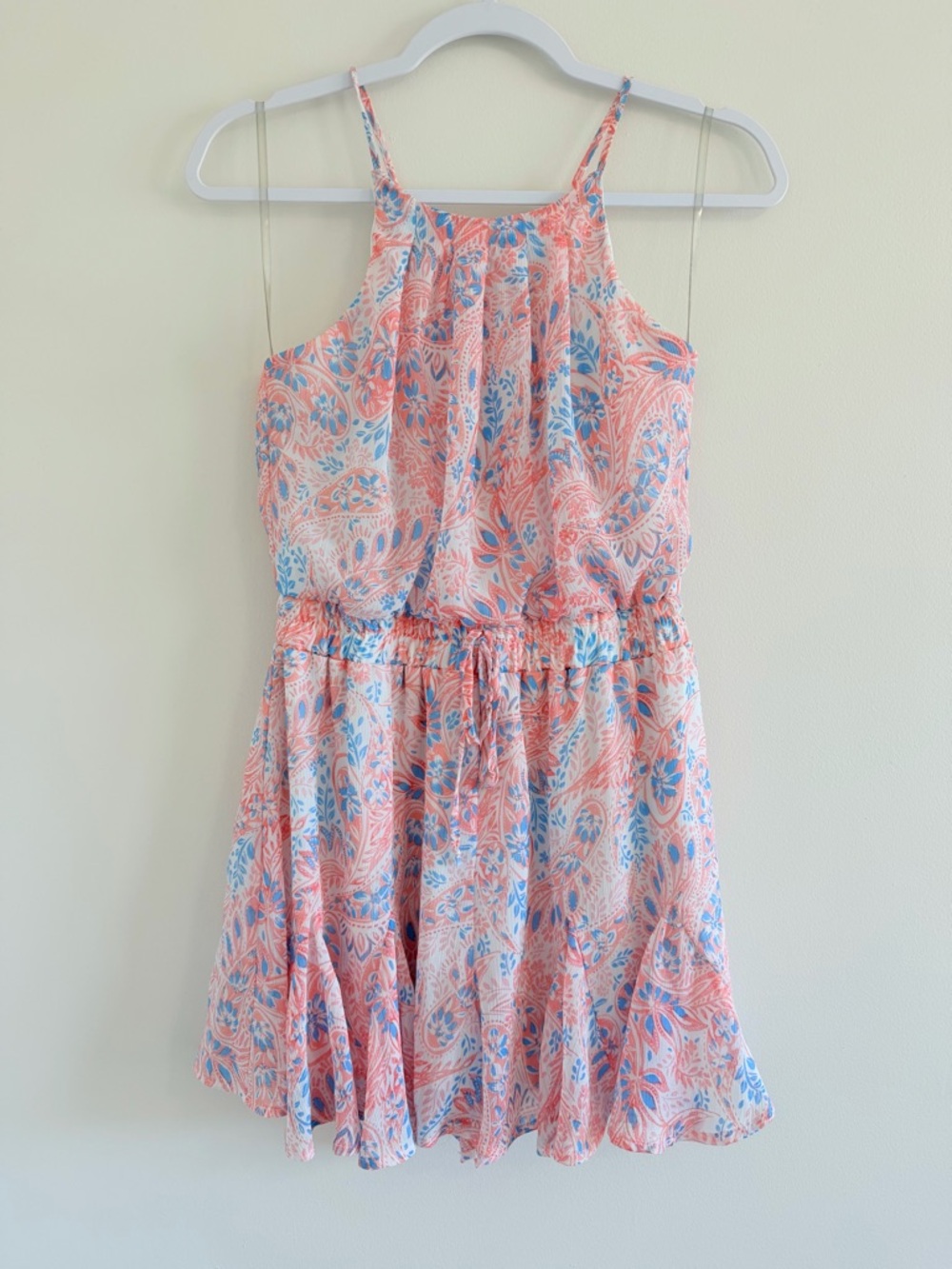 Altar’d State Halter Chiffon Romper Size S